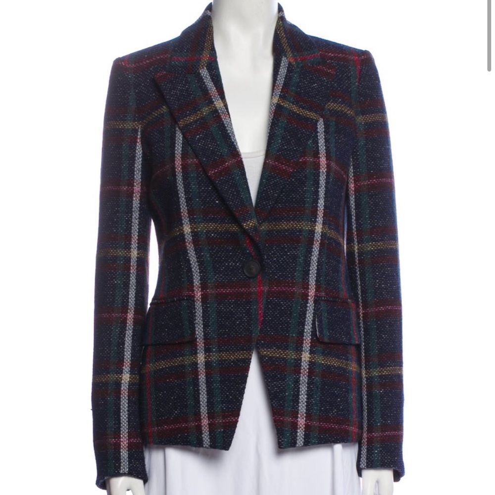 Veronica Beard Plaid Blazer - Picture 3 of 5